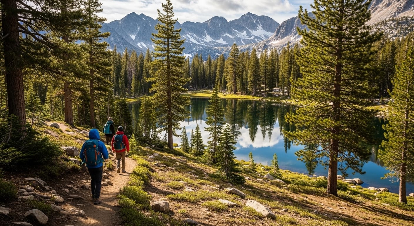 Alpine County outdoor recreation with mountain trails and Sierra scenery