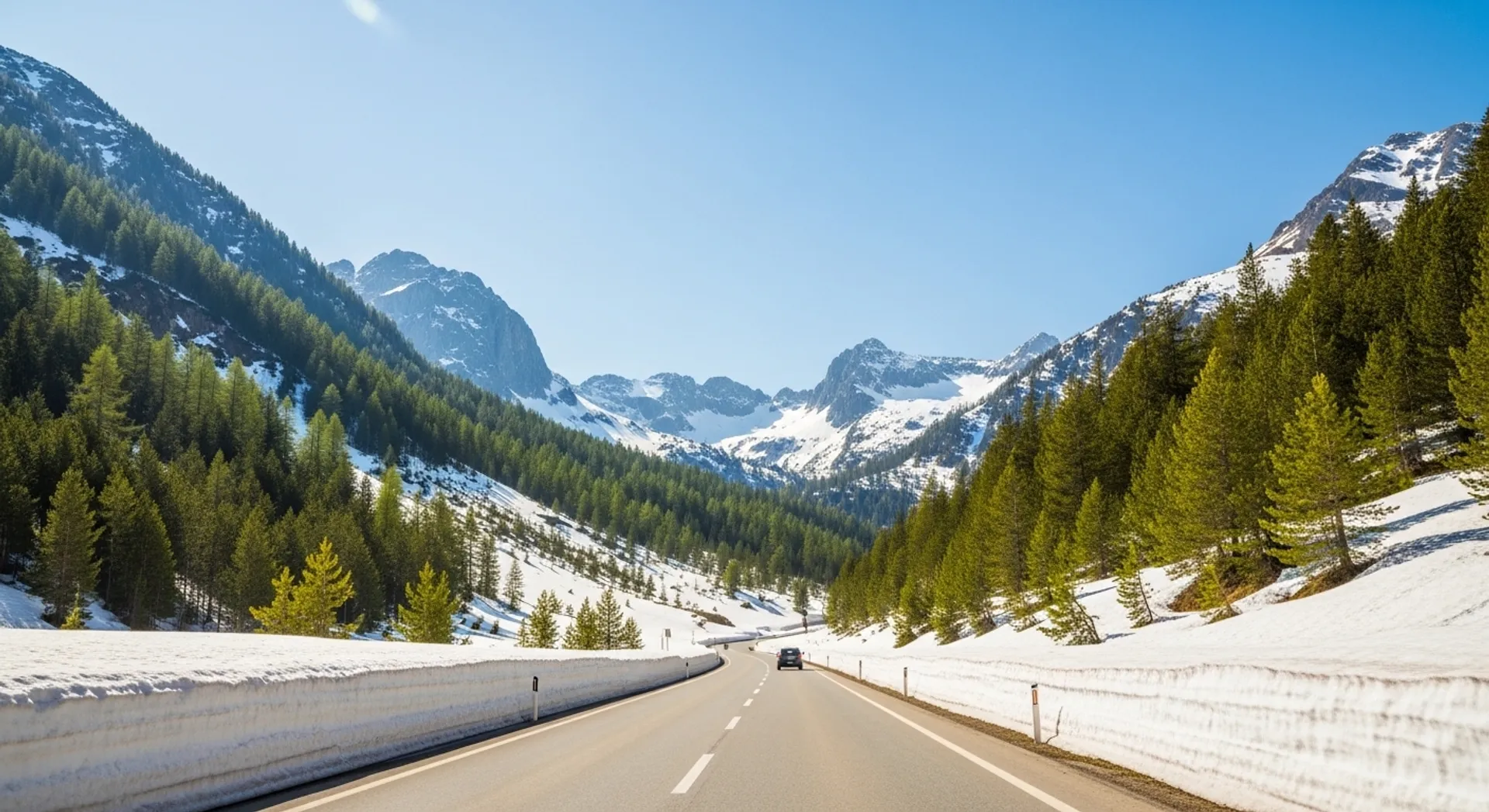 Ebbetts Pass spring reopening along Highway 4 in Alpine County