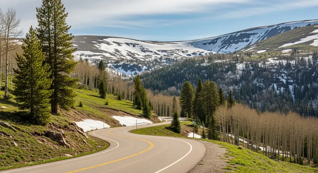 Monitor Pass scenic drive in spring 2026