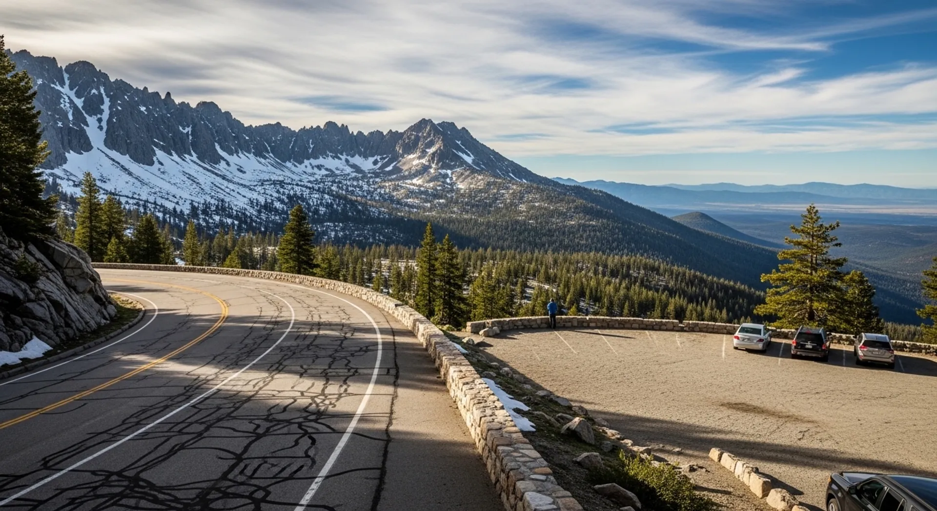 spring overlook near Ebbetts Pass in Alpine County