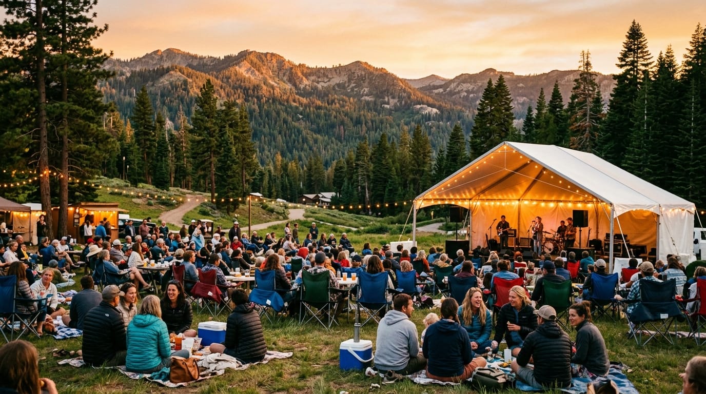 Bear Valley summer music festival event in Alpine County California