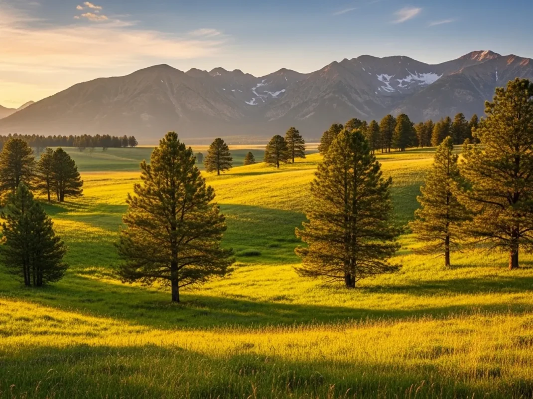 Hope Valley in Alpine County California with open meadow, pine trees, and mountain views